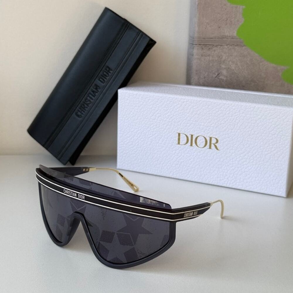 NEW Dior DiorClub M2U Shield Mask Sunglasses Blue Stars
